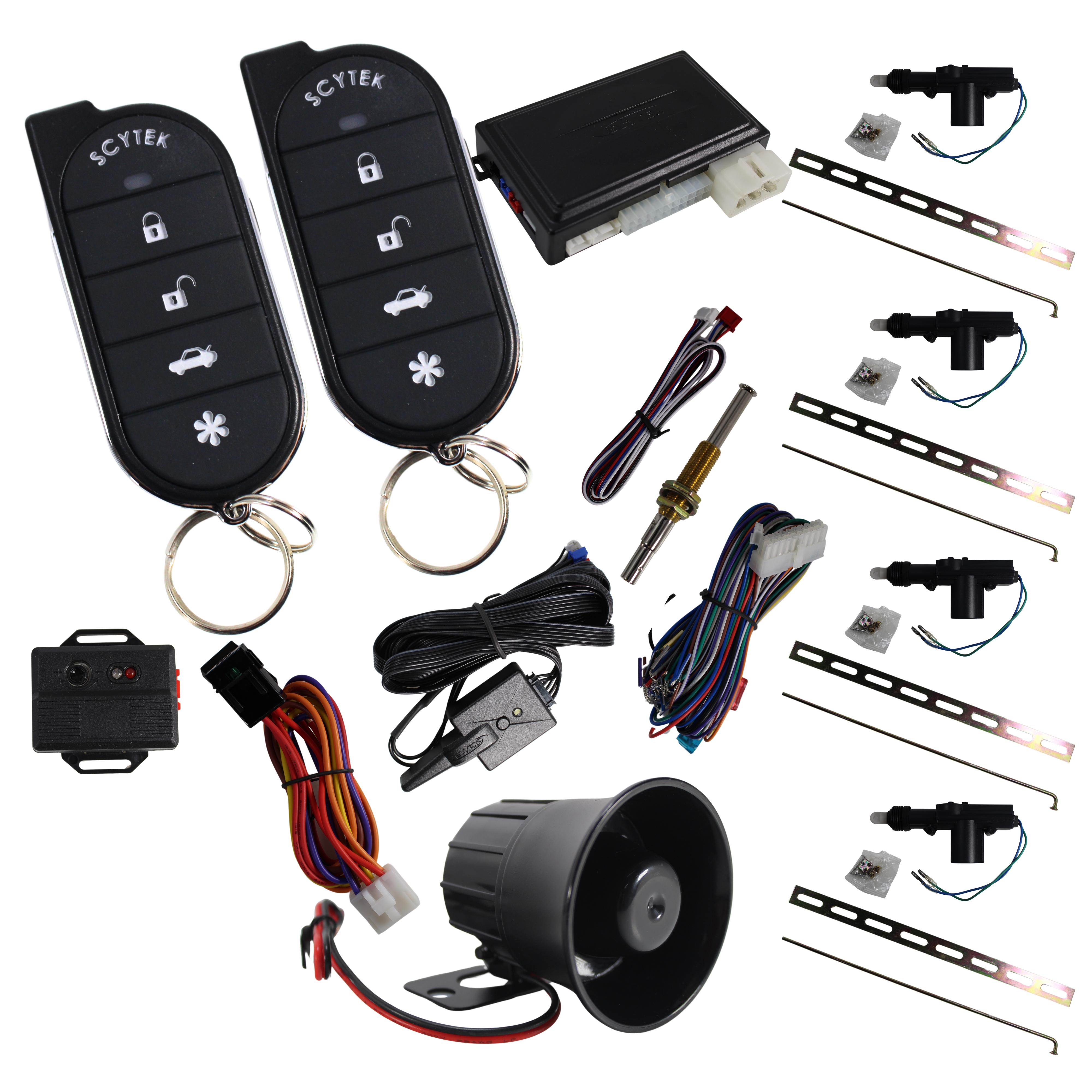 A4 5 Button Remote Engine Start, Keyless Entry, Security System w/ 2 Remotes - Picture 18 of 24