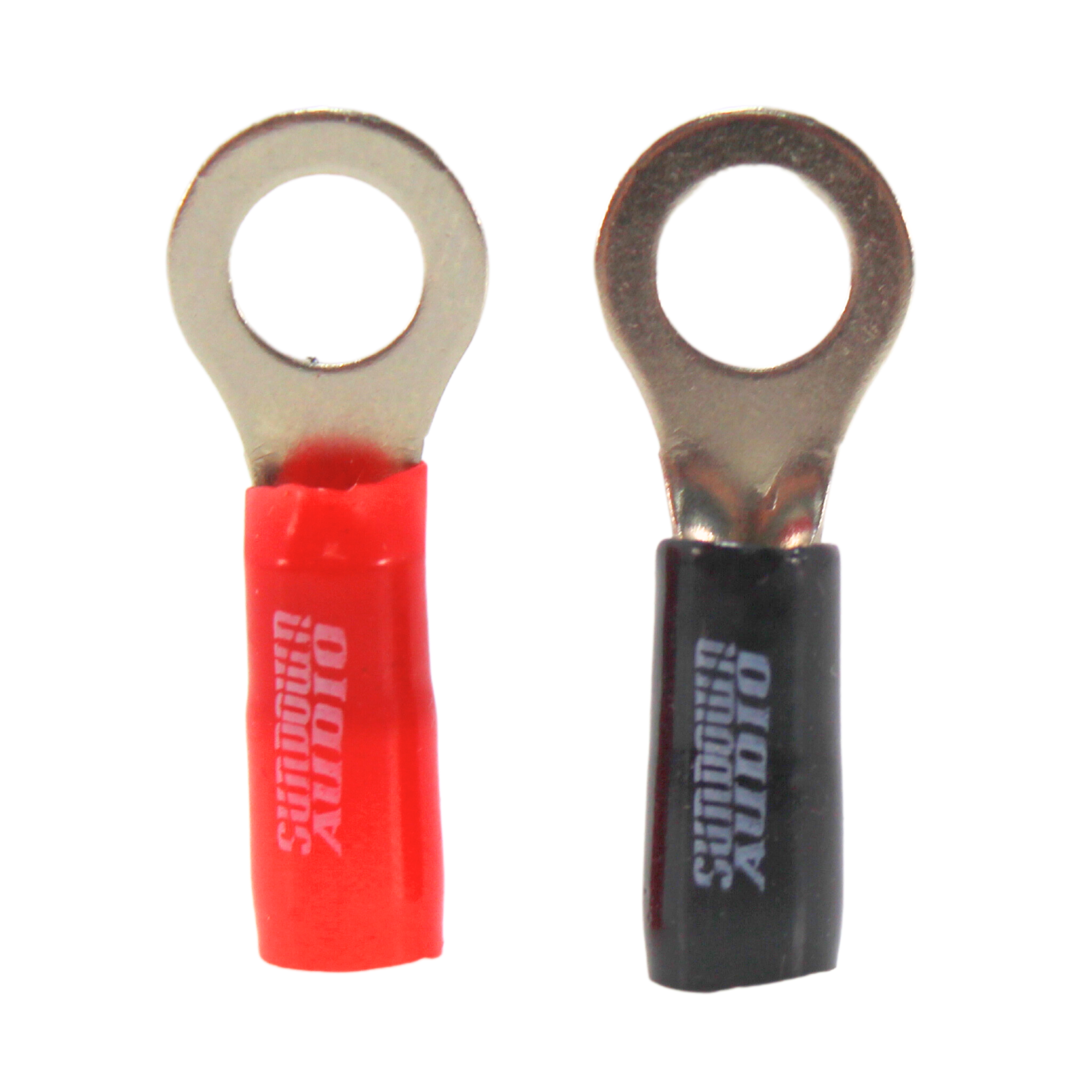 Sundown Audio 8 Gauge Ring Terminals Black/Red (20 Pack) - Picture 4 of 7