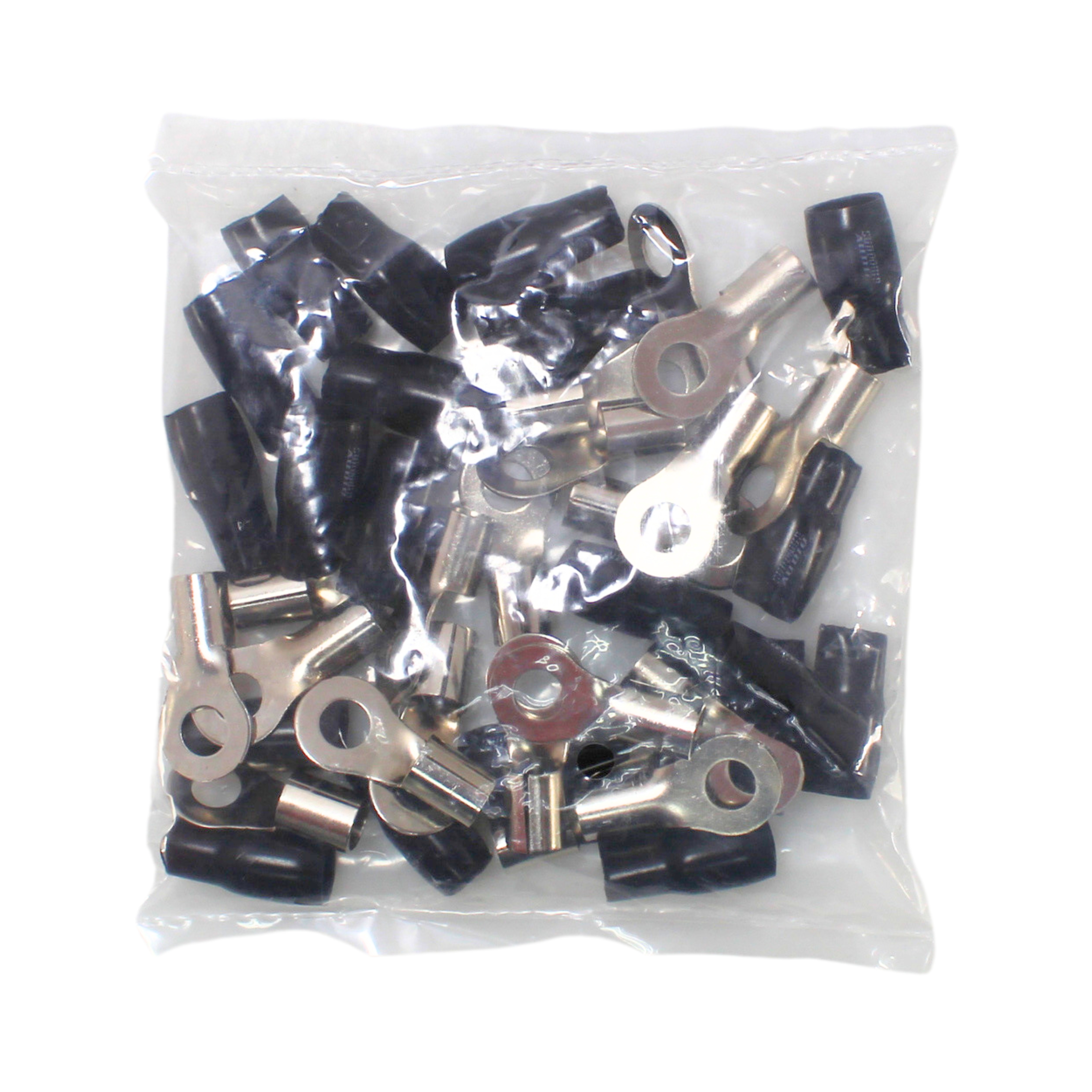 Sundown Audio 4 Gauge Ring Terminals Black/Red (20 Pack) - Picture 3 of 5