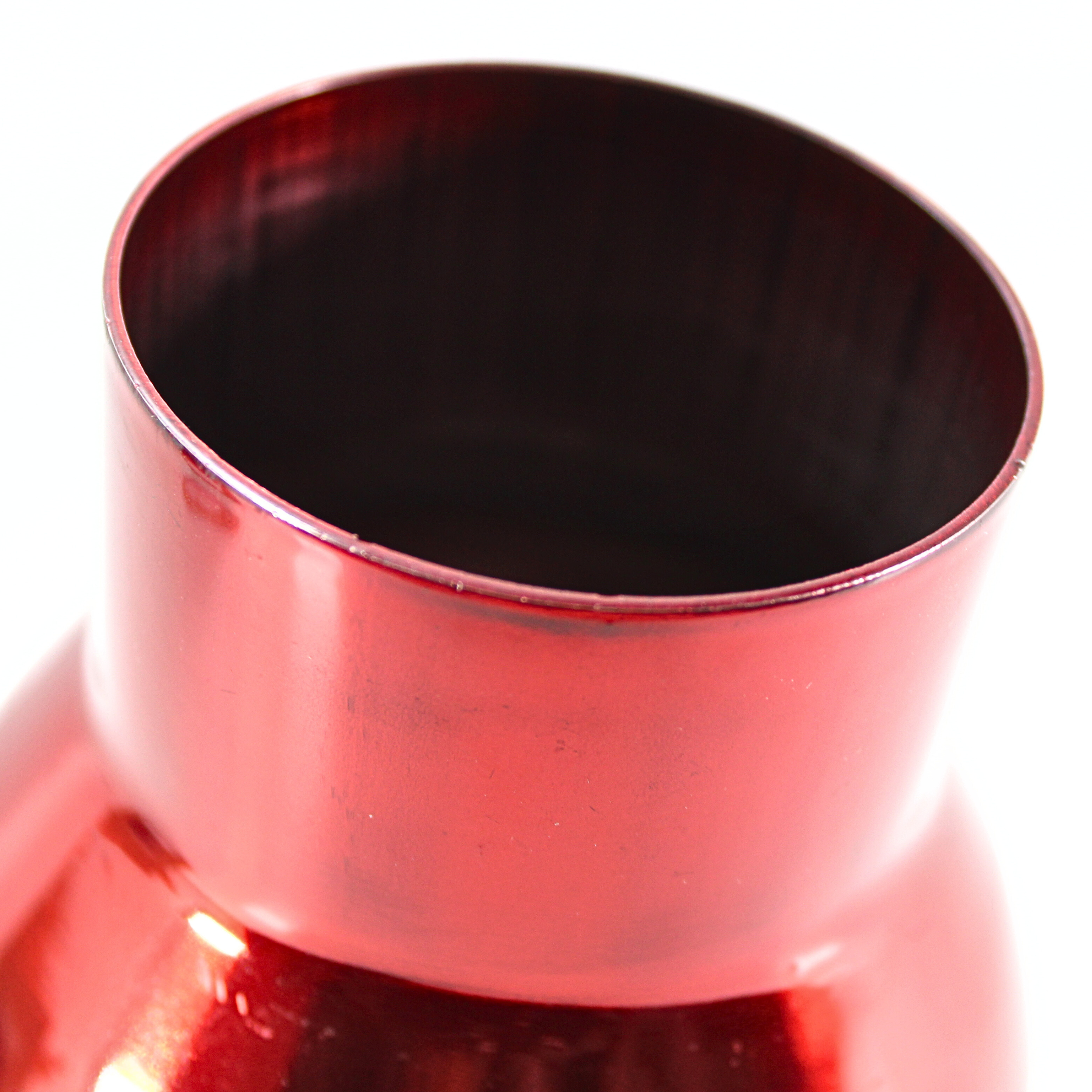Universal Auspuff Spitze gerollt kantig einwandig schräg geschnitten pulverrot OPEN BOX - Bild 2 von 5