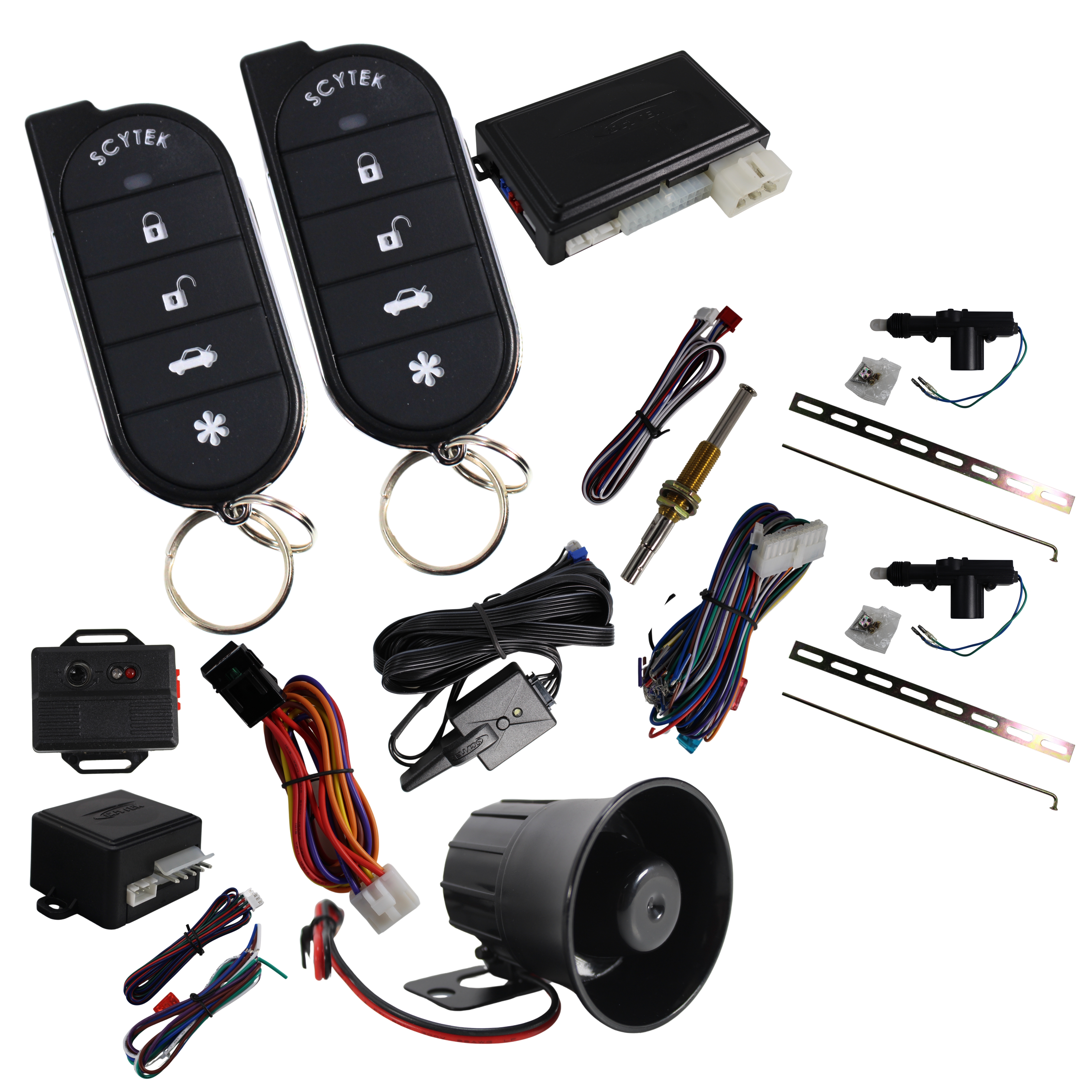 A4 5 Button Remote Engine Start, Keyless Entry, Security System w/ 2 Remotes - Picture 16 of 24
