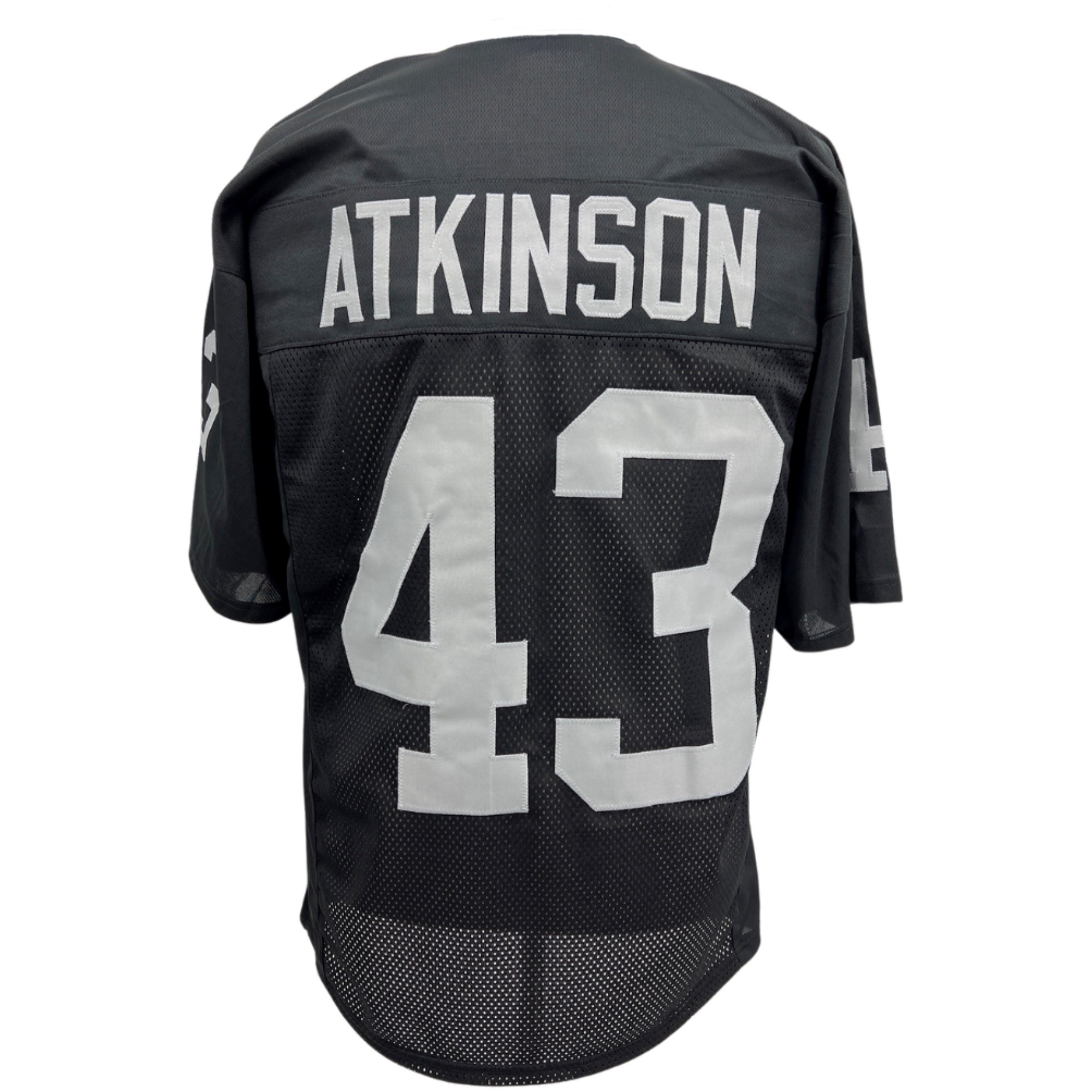 George Atkinson Jersey Black Oakland | S-5XL Unsigned Custom Sewn