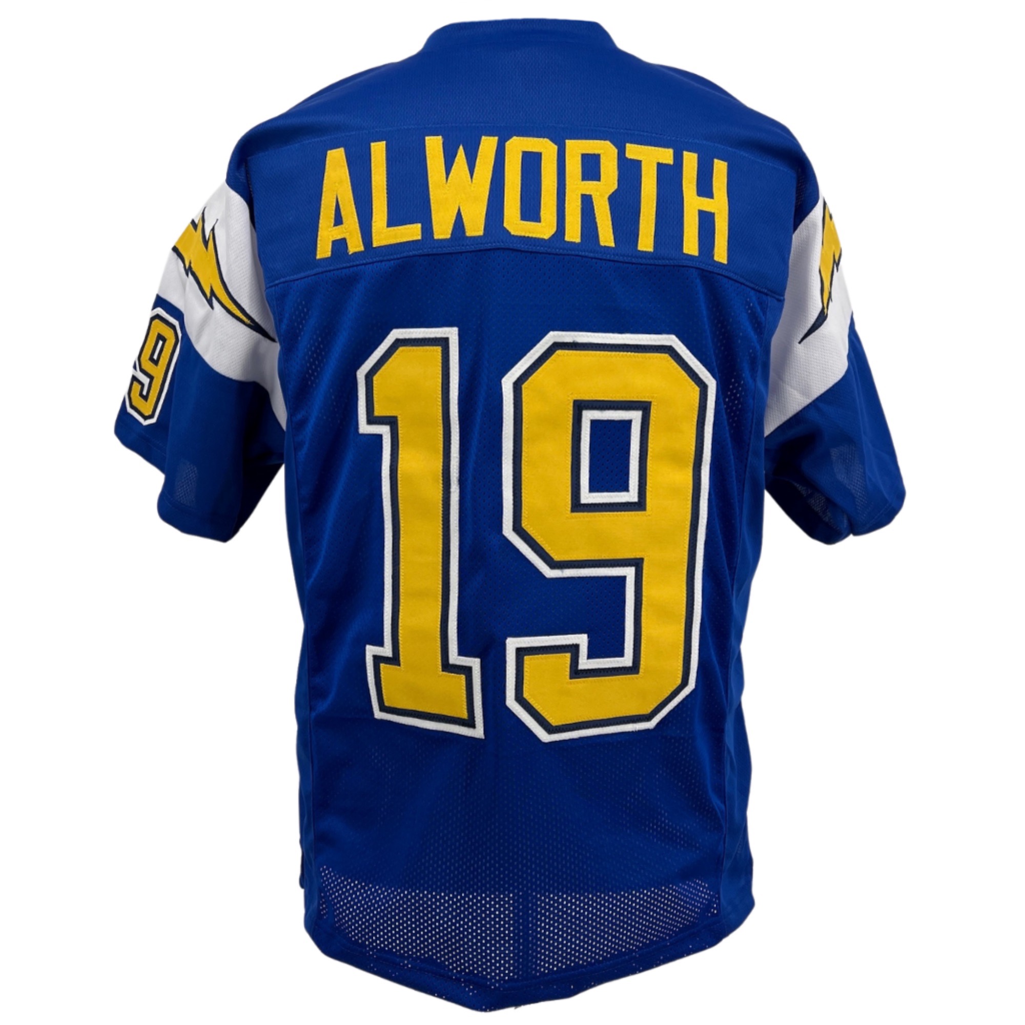 LANCE ALWORTH Chargers ROYAL BLUE Jersey M-5XL Unsigned Custom Sewn Stitched