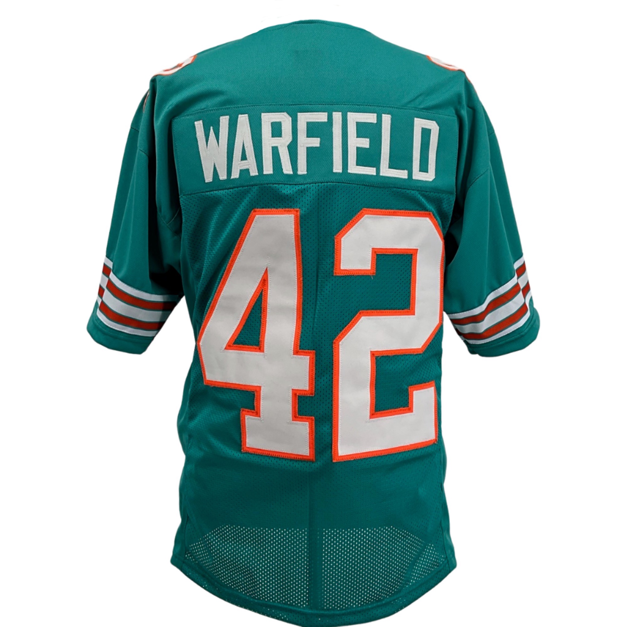 Unsigned Custom Sewn Stitched DAN MARINO Miami Dolphins Aqua Jersey – M to  5XL – ASA College: Florida