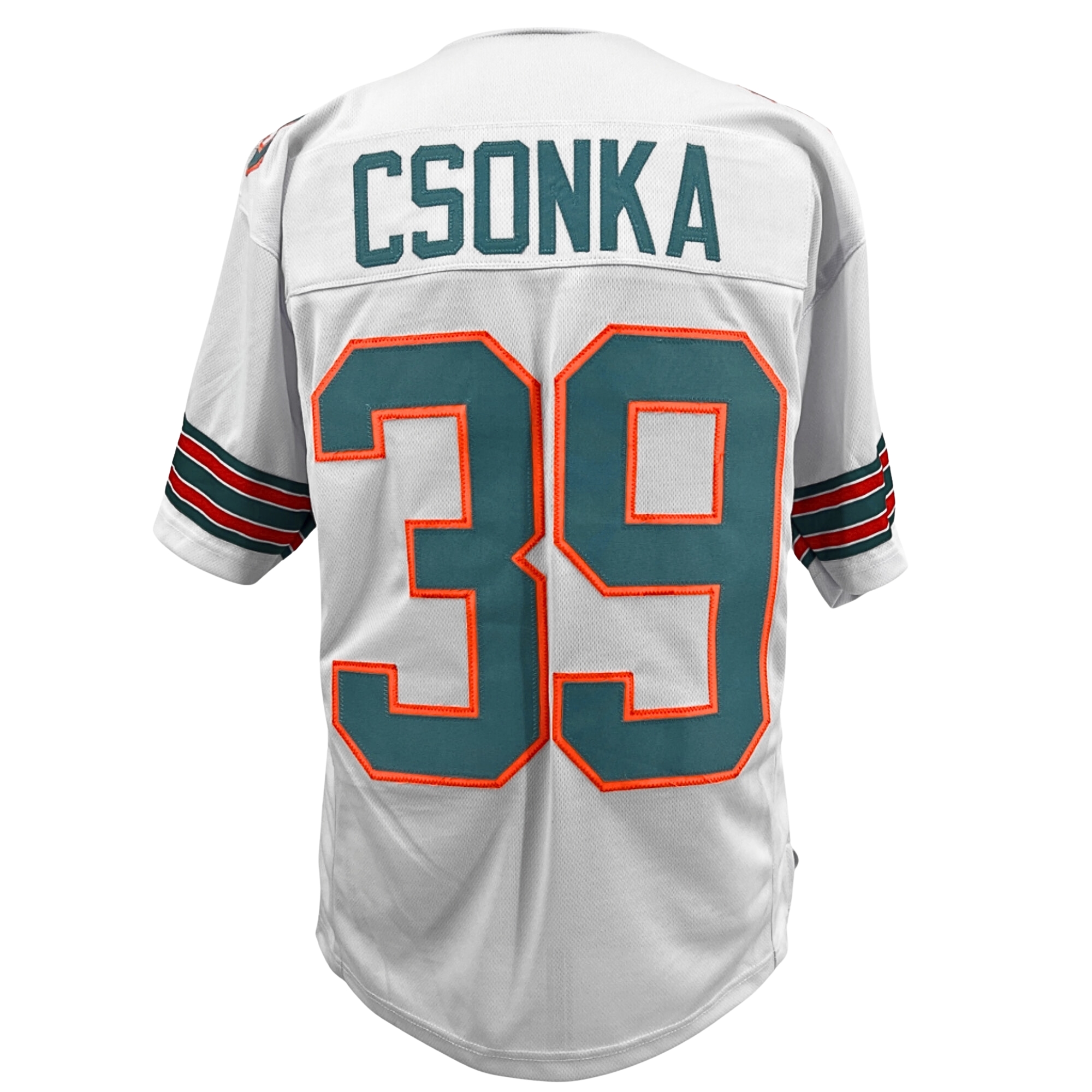 Larry Csonka Jersey White Miami | S-5XL Custom Sewn Stitched | eBay