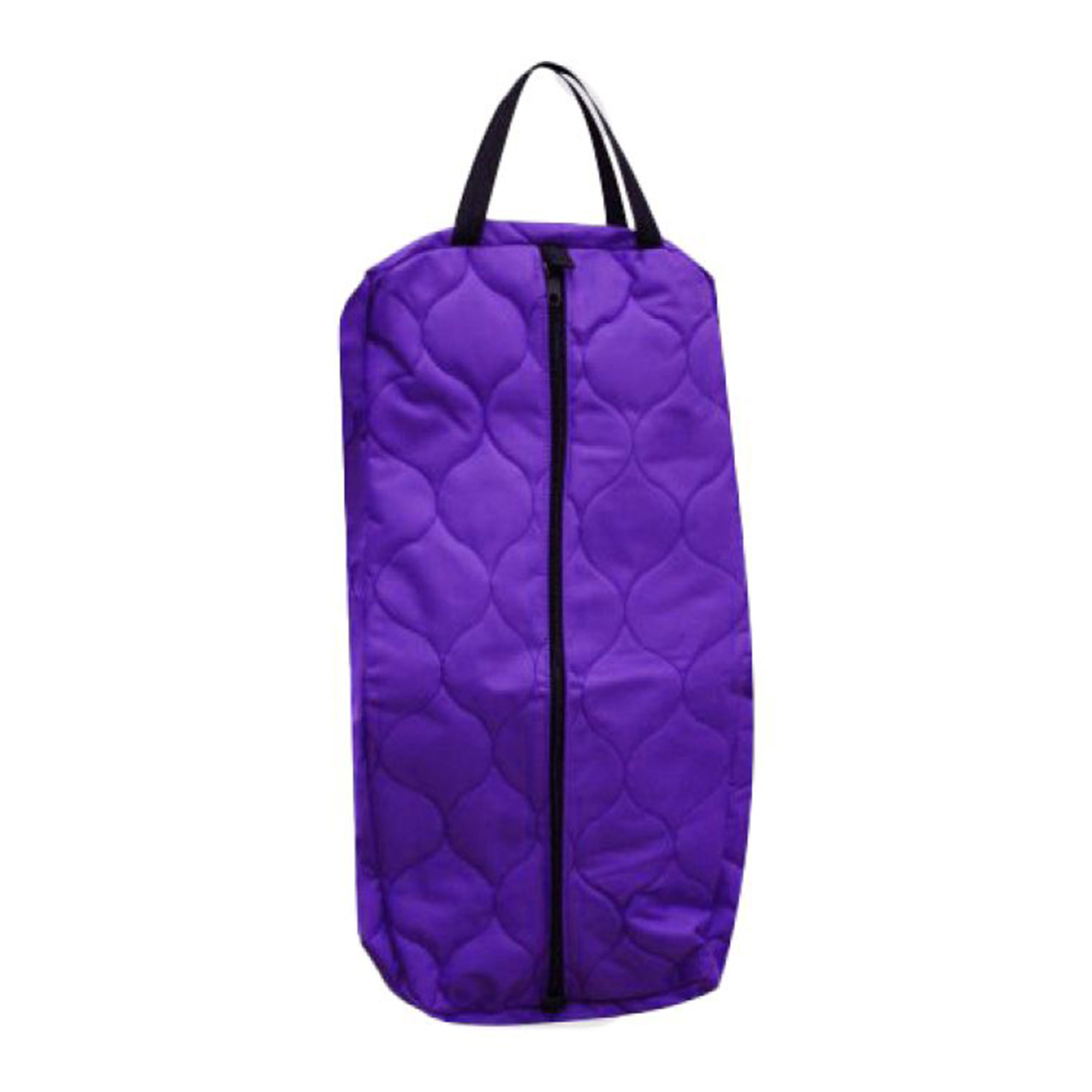 Quilted Nylon Bridle/Halter Bag w/ Zipper Closure - Picture 4 of 6