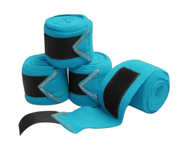 Fleece Polo Wraps w/ Rhinestones - Picture 8 of 8