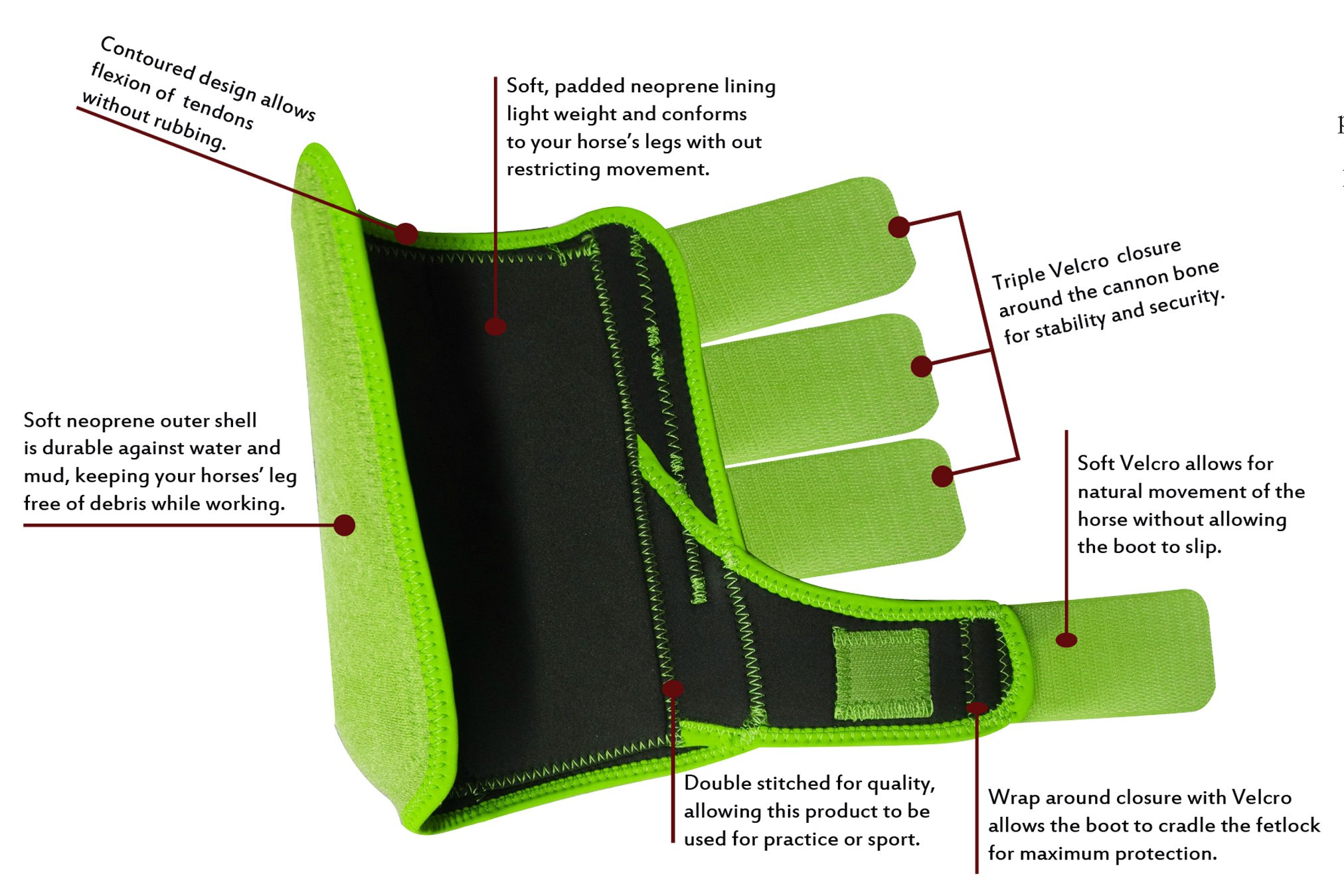 Showman Elite Equine Sport Medicine Boots - Picture 4 of 12