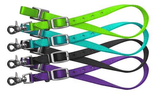 Showman 3/4" Flat Nylon Wither Strap - Picture 2 of 6