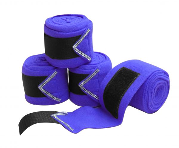 Fleece Polo Wraps w/ Rhinestones - Picture 4 of 8