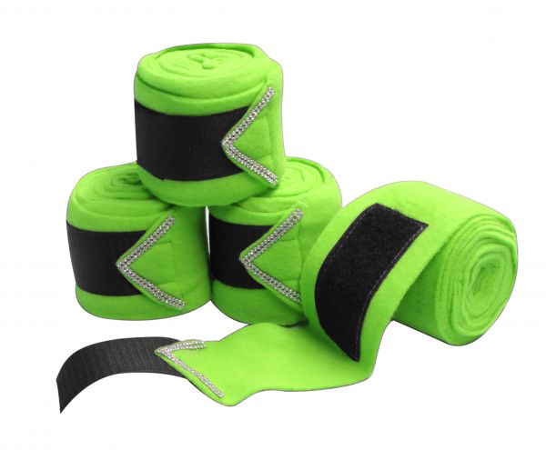 Fleece Polo Wraps w/ Rhinestones - Picture 5 of 8