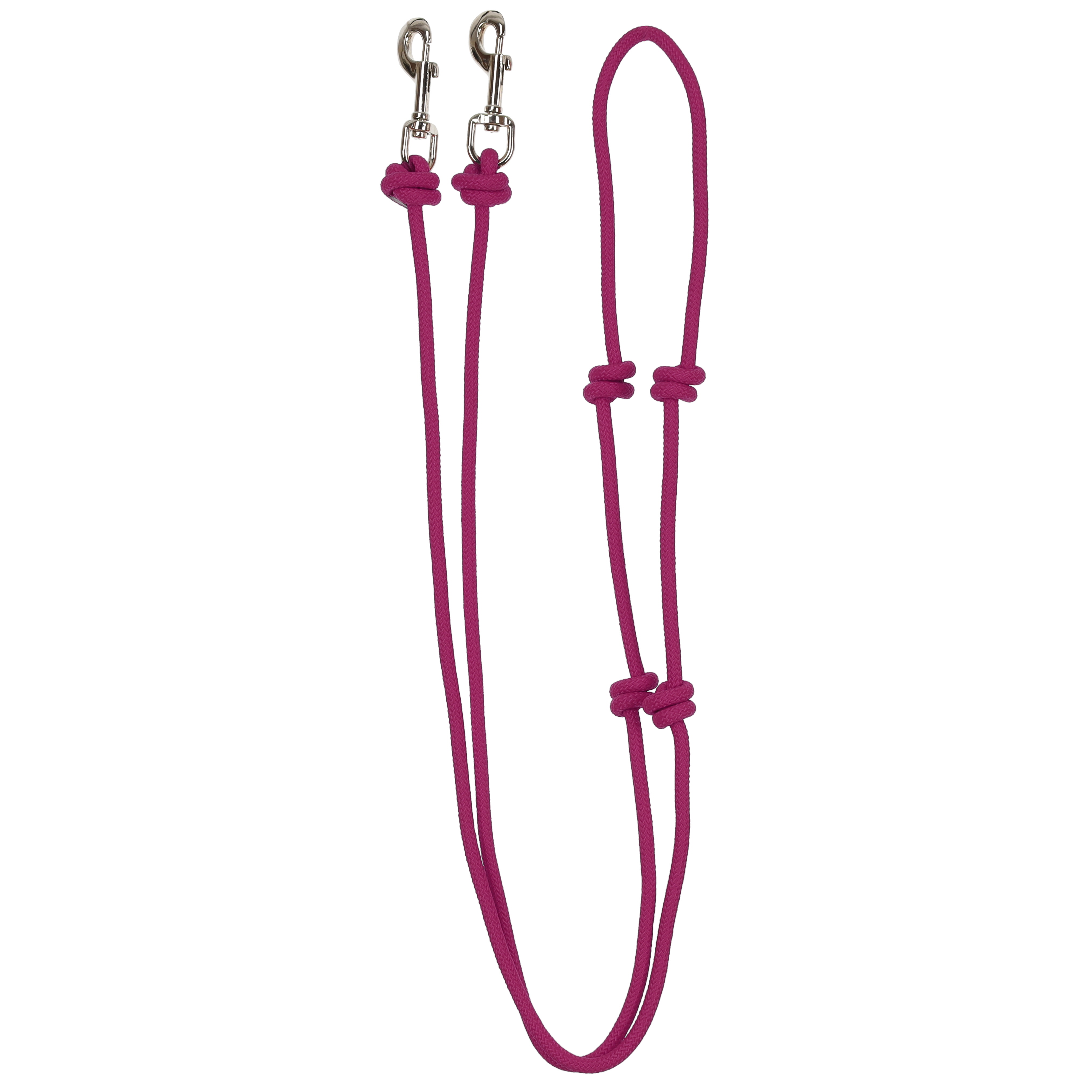Showman 8' Knotted Durable Nylon Barrel Reins - Picture 6 of 9