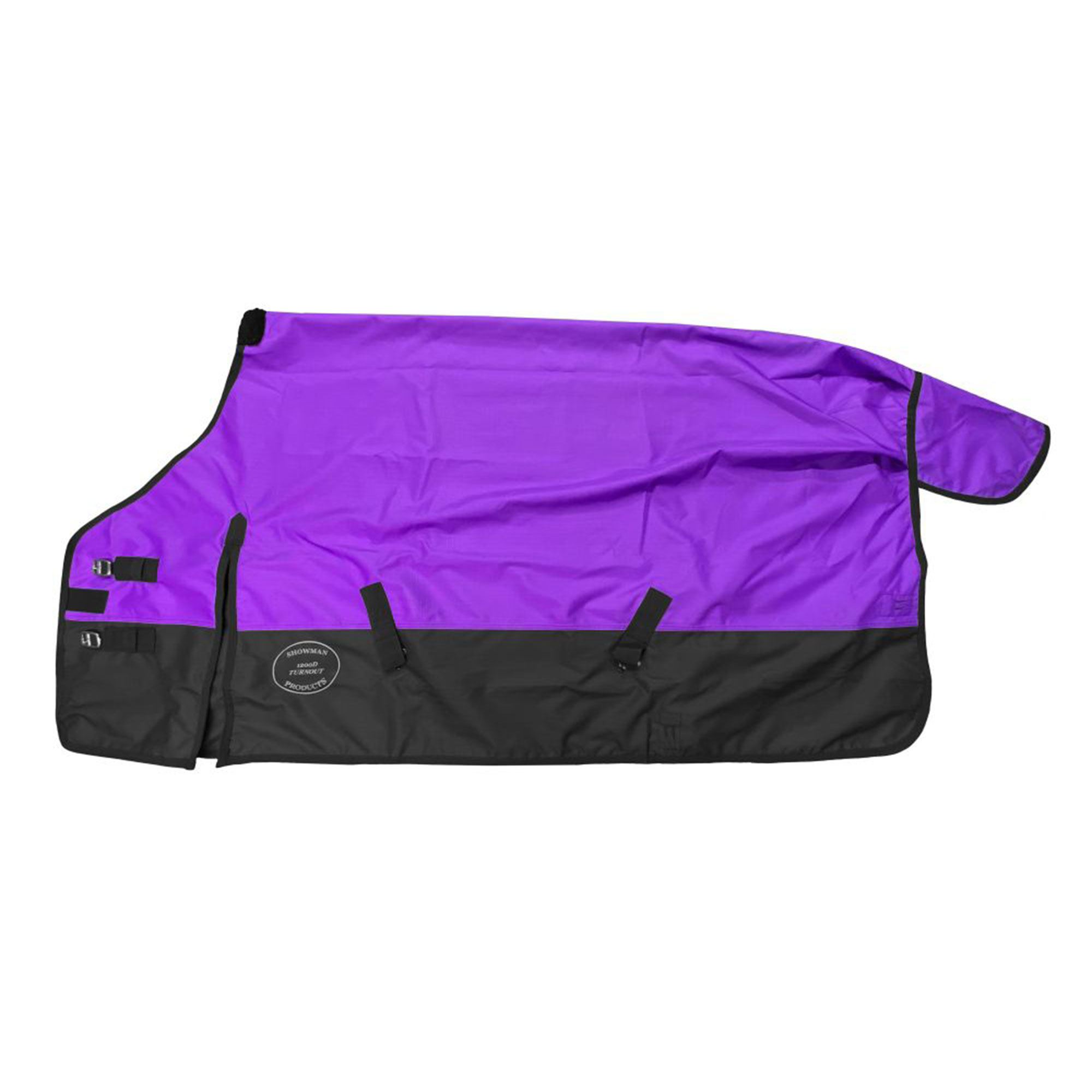 Sábana impermeable para caballo Showman 1200 Denier Ripstop de nailon - Imagen 4 de 6