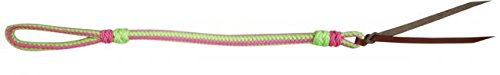 Showman Braided Nylon Quirt Wrist Loop w/ Leather Popper - Picture 9 of 15