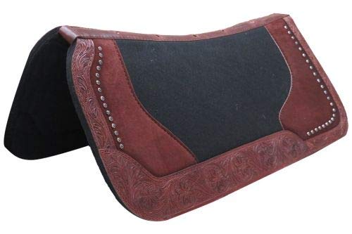 Showman NAVAJO Western SADDLE PAD Padded Sides Felt Bottom Contoured 31 X 32 272557033356 600x600 Showman NAVAJO Western SADDLE PAD Padded Sides Felt Bottom Contoured 31 X 32 272557033356 600x600