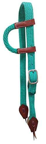 Showman Nylon Single Ear Headstall w/ Leather Accents - Picture 5 of 5