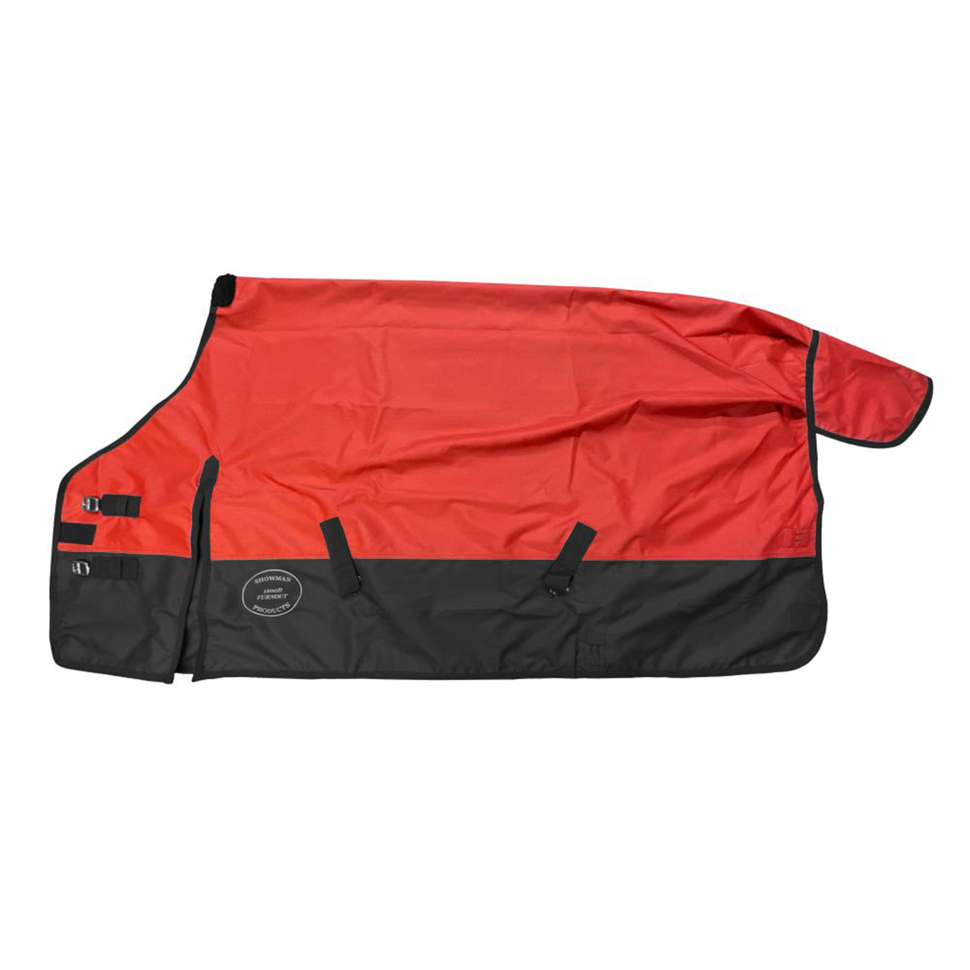 Sábana impermeable para caballo Showman 1200 Denier Ripstop de nailon - Imagen 5 de 6