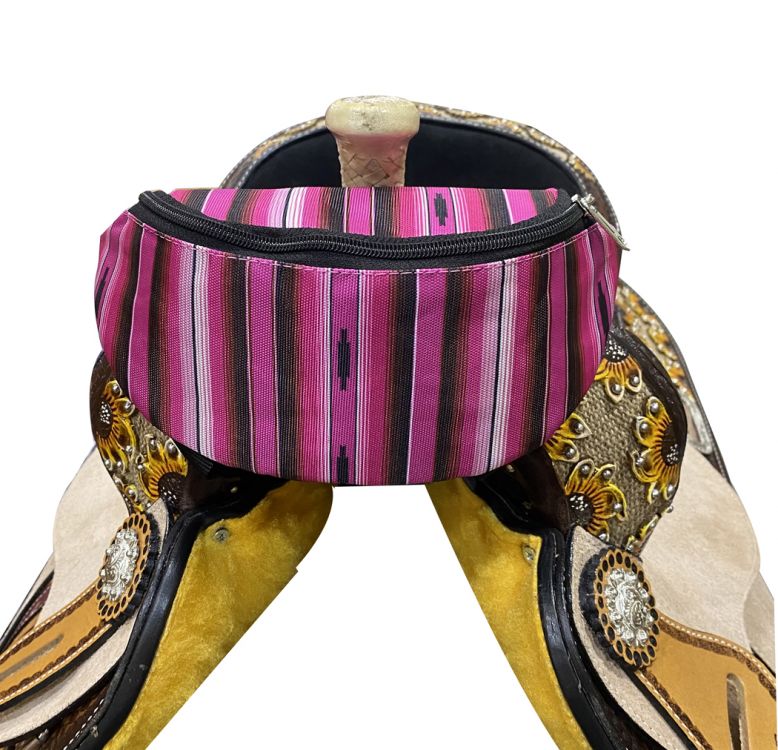 Showman Southwest Design Isoliert Nylon Satteltasche - Bild 4 von 10