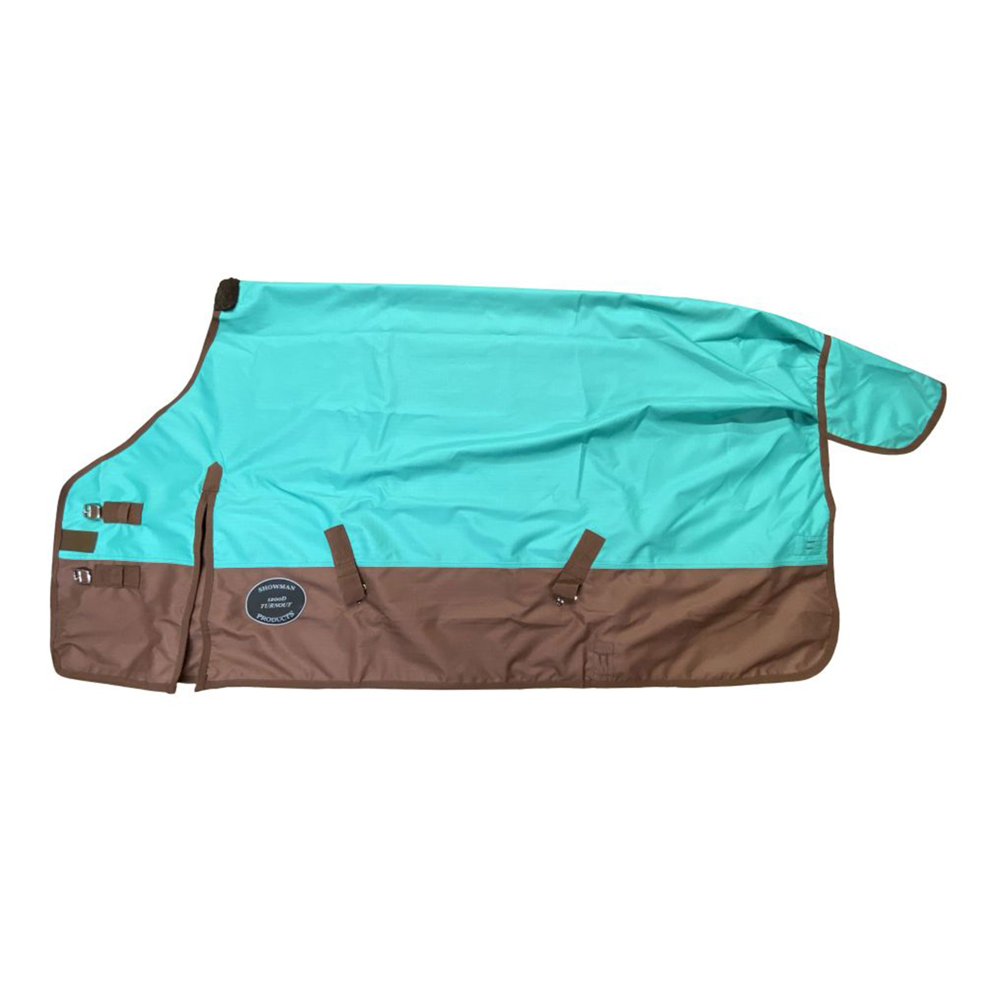 Sábana impermeable para caballo Showman 1200 Denier Ripstop de nailon - Imagen 6 de 6