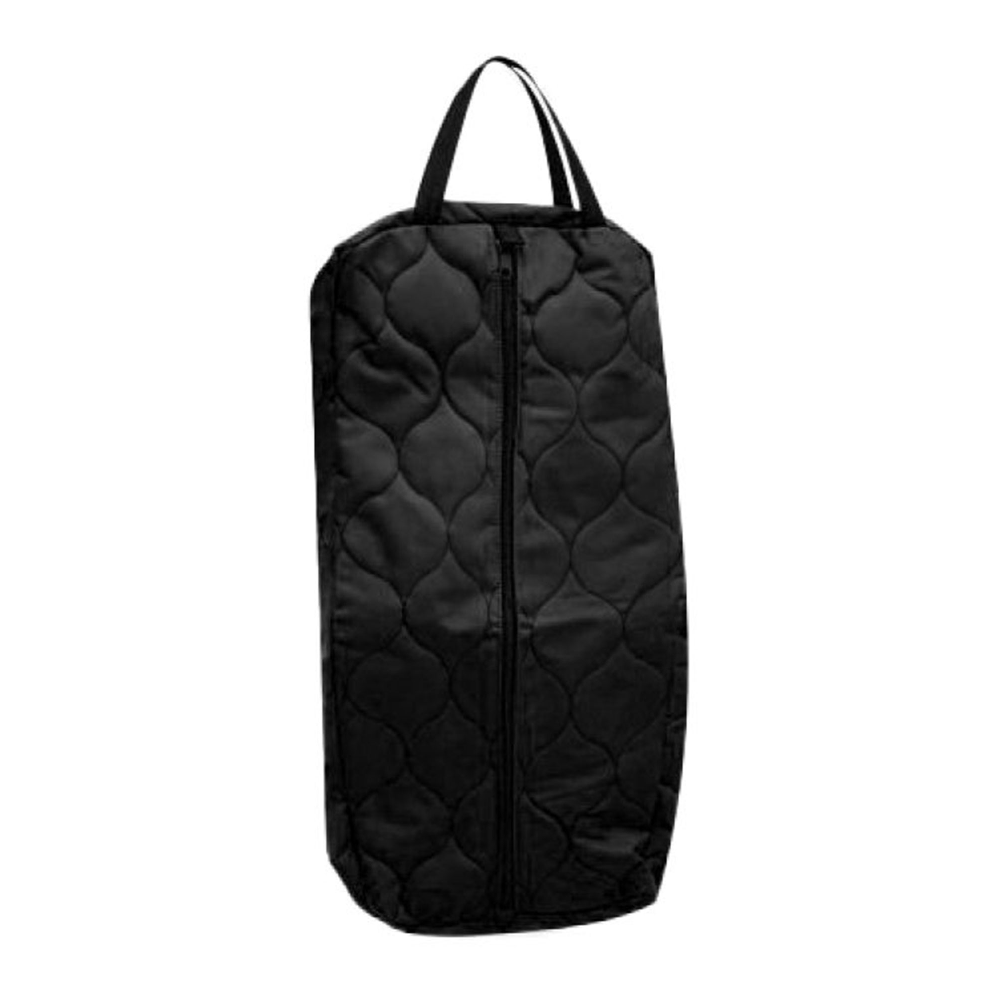 Quilted Nylon Bridle/Halter Bag w/ Zipper Closure - Picture 2 of 6