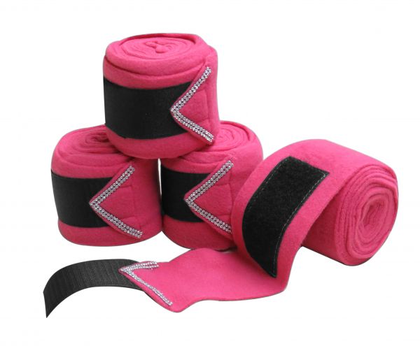 Fleece Polo Wraps w/ Rhinestones - Picture 6 of 8