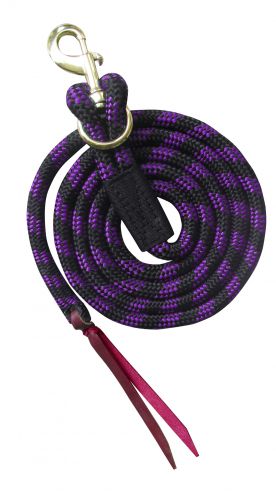 Showman 8' Nylon Pro Geflecht Bleiseil mit abnehmbarem Messing Druckknopf - Bild 4 von 8