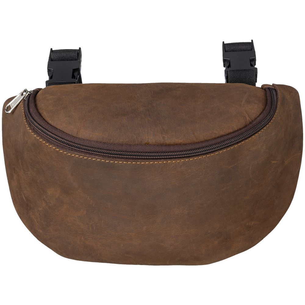 Tough1 Soft Leather Saddle Pouch - Picture 3 of 5