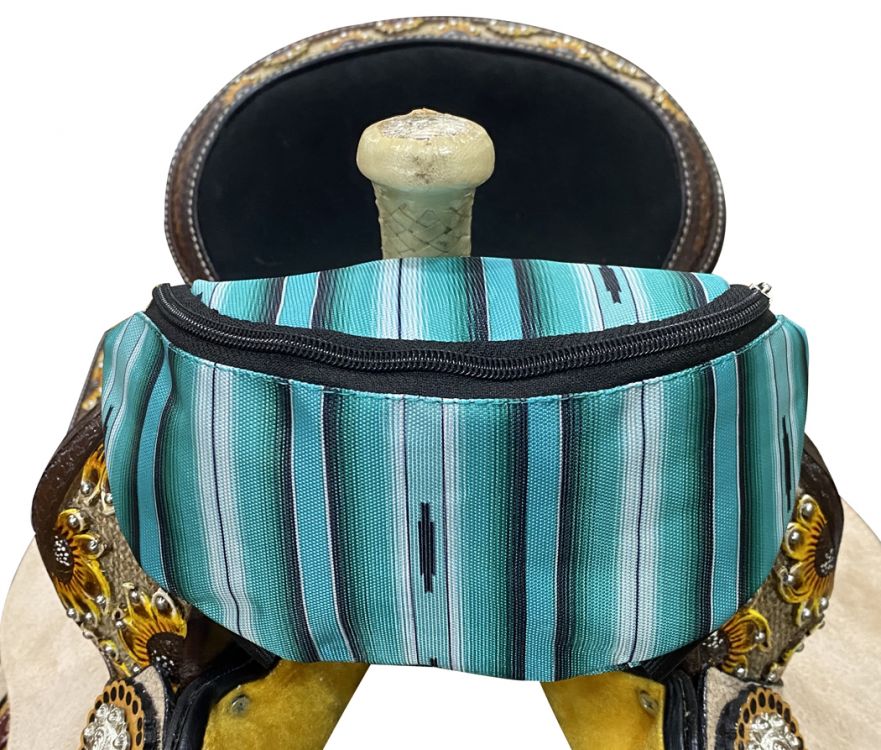 Showman Southwest Design Isoliert Nylon Satteltasche - Bild 9 von 10