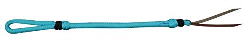 Showman Braided Nylon Quirt Wrist Loop w/ Leather Popper - Picture 15 of 15