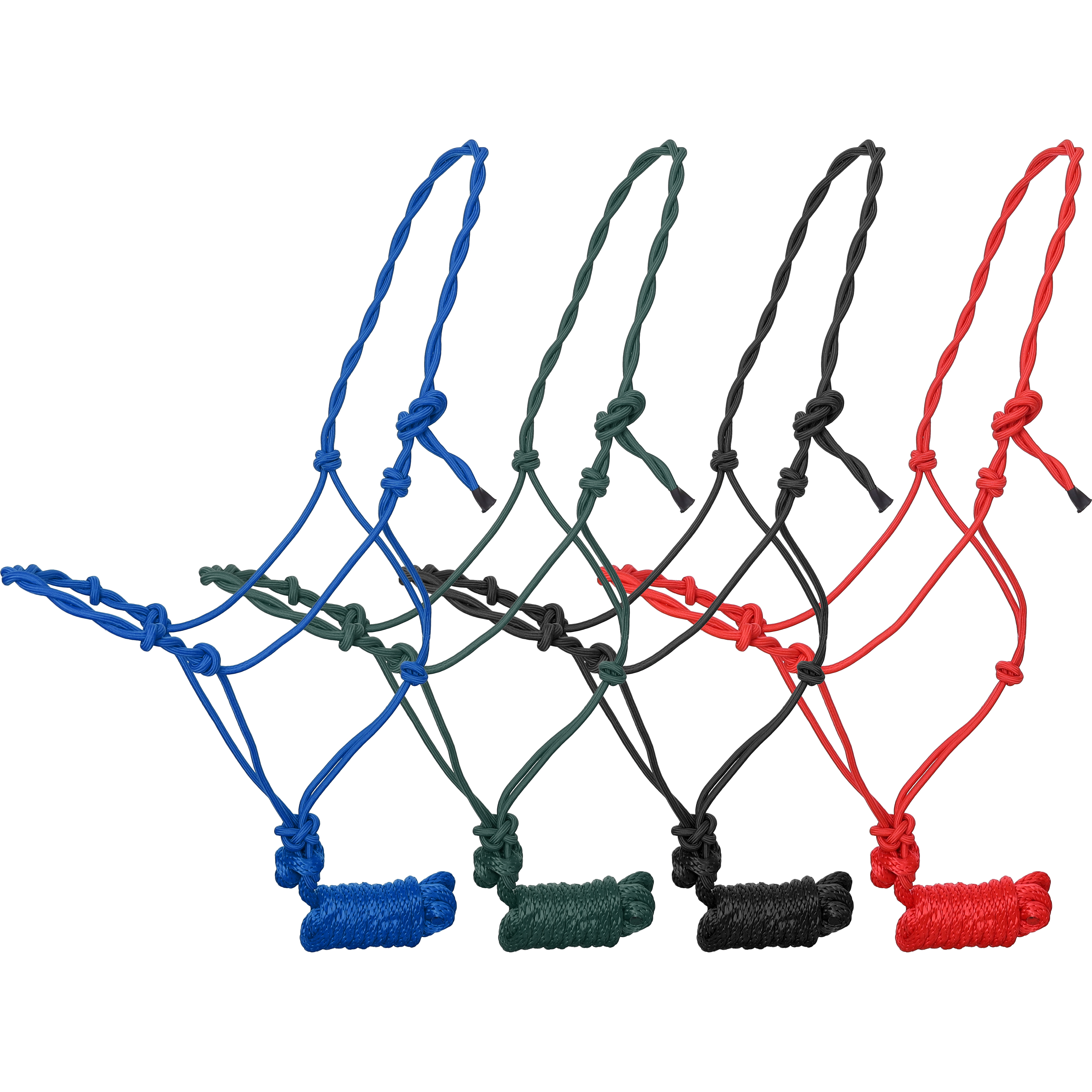 Draft Size Twisted Cowboy Knot Halter w/ 10' Lead - Picture 2 of 7