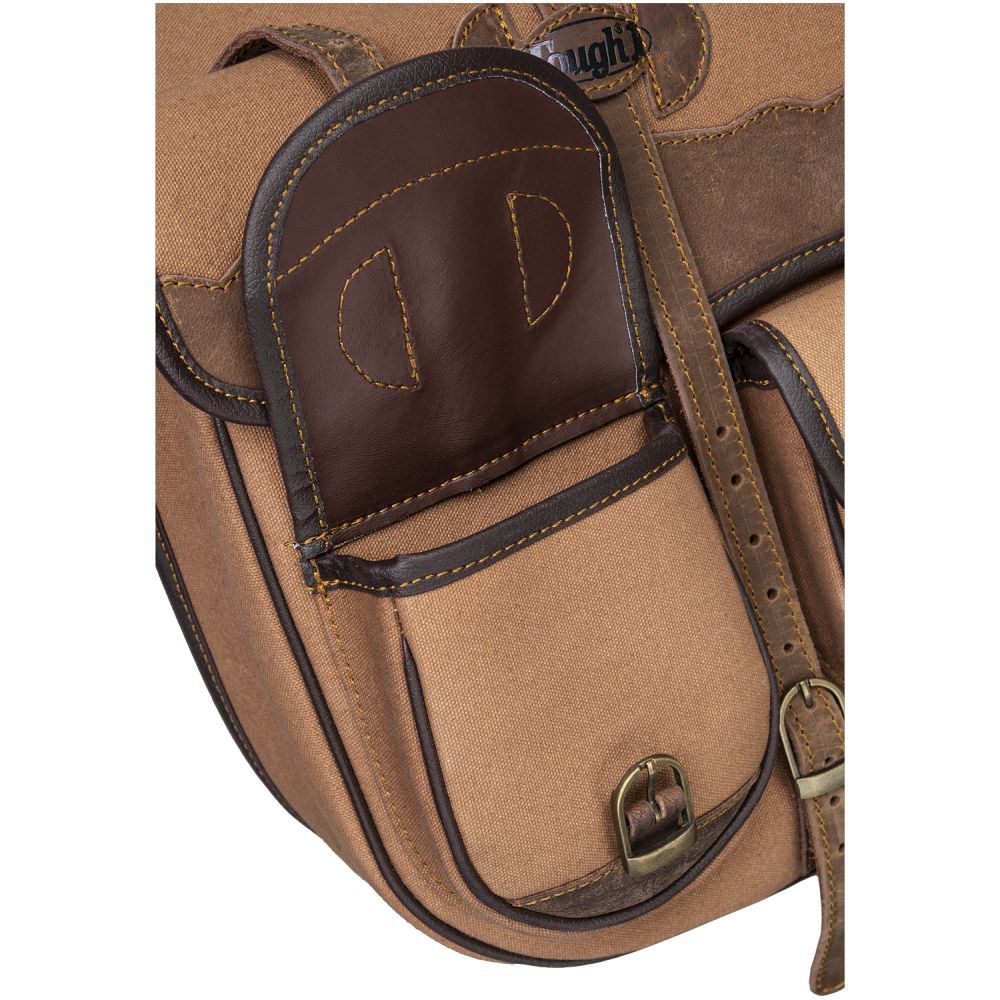 Tough1 Canvas Trail Bag w/ Leather Accents - Picture 7 of 8