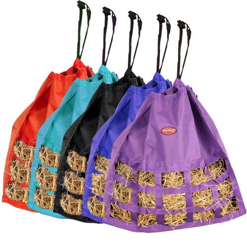 Bolso de heno de alimentación lenta Showman de nailon sin arañazos - Imagen 2 de 7