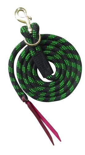 Showman 8' Nylon Pro Geflecht Bleiseil mit abnehmbarem Messing Druckknopf - Bild 2 von 8
