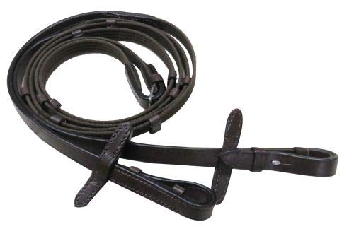 Showman 54" Webbed English Reins - Picture 4 of 4