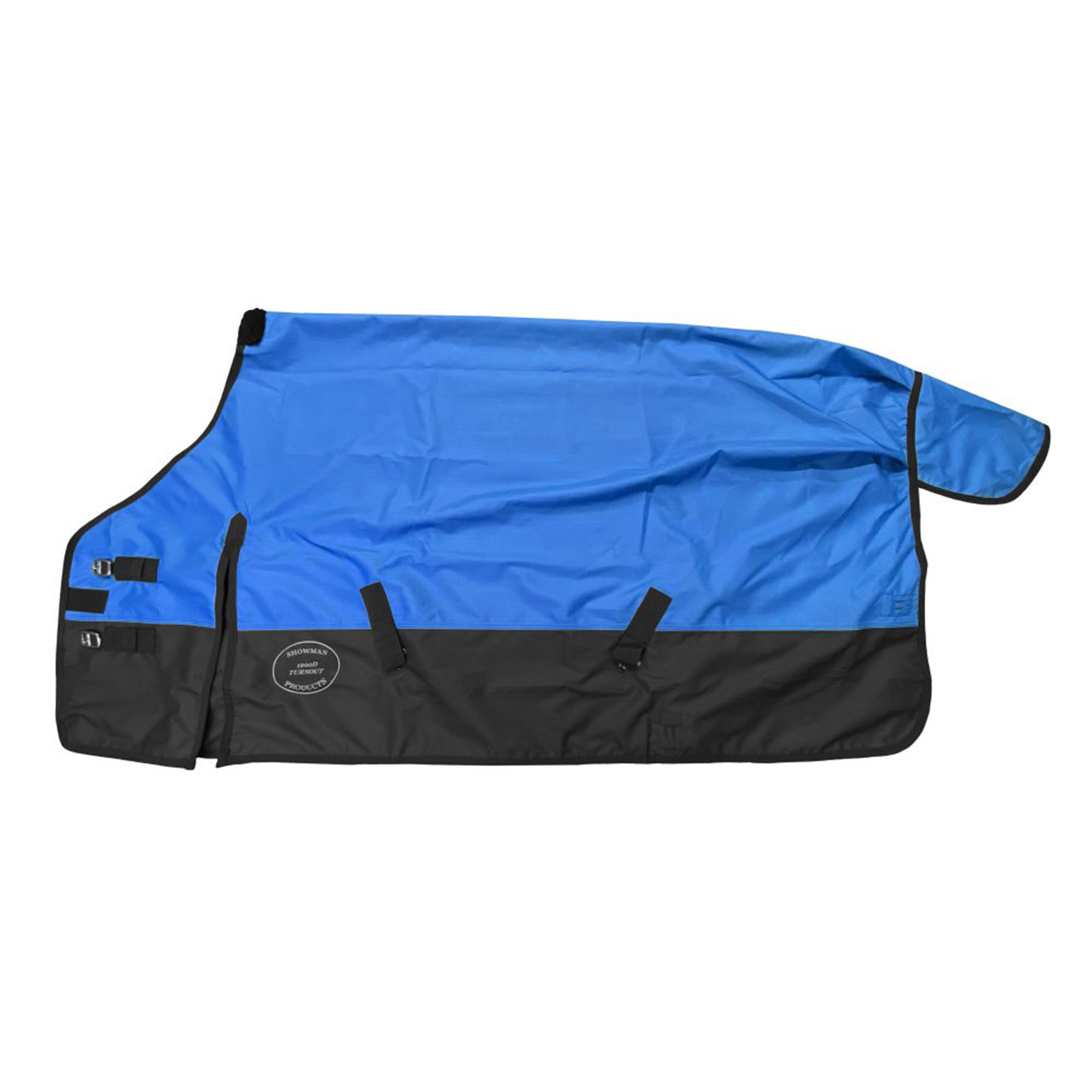 Sábana impermeable para caballo Showman 1200 Denier Ripstop de nailon - Imagen 3 de 6