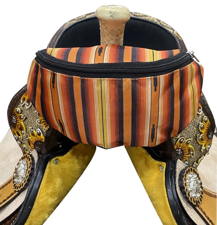 Showman Southwest Design Isoliert Nylon Satteltasche - Bild 2 von 10