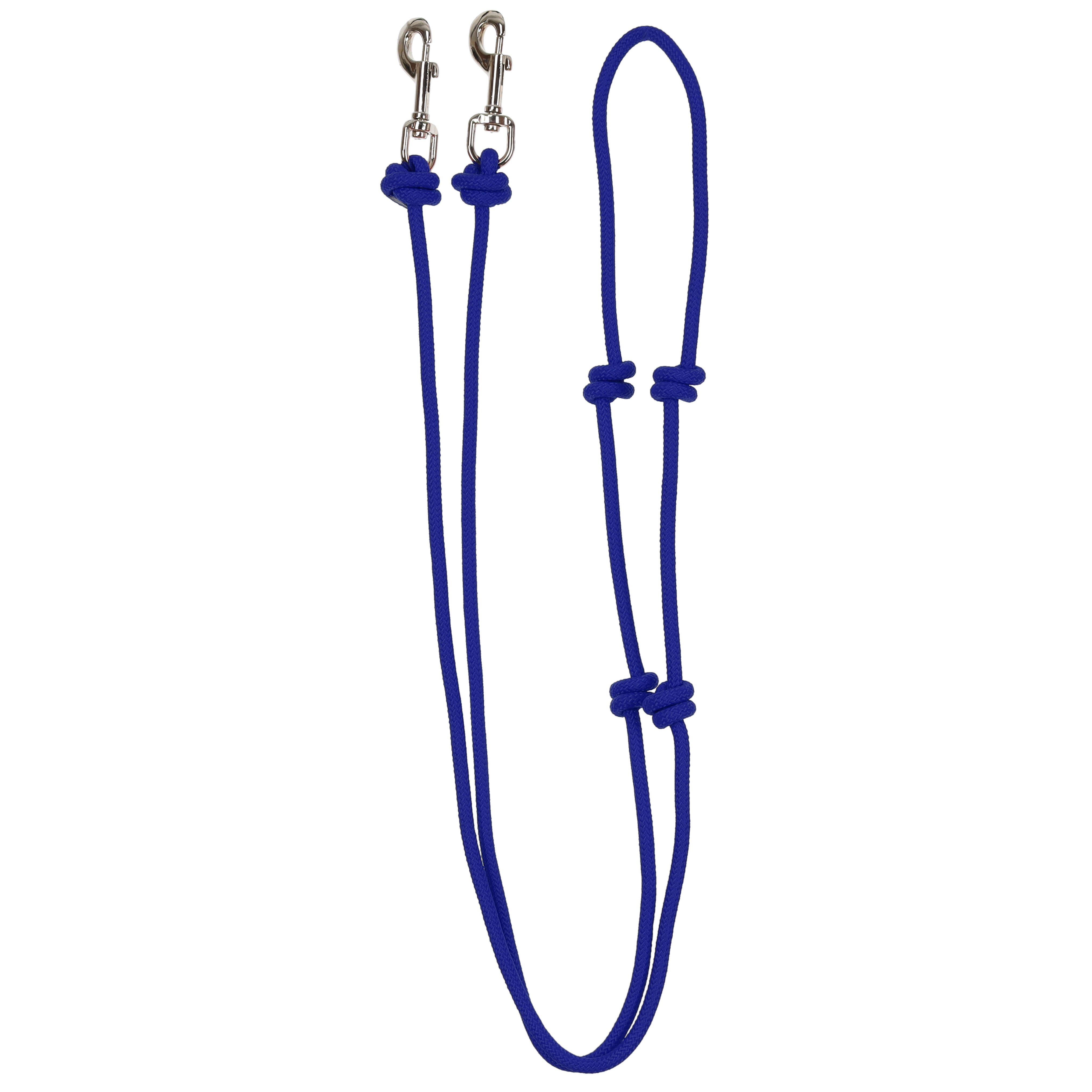 Showman 8' Knotted Durable Nylon Barrel Reins - Picture 4 of 9