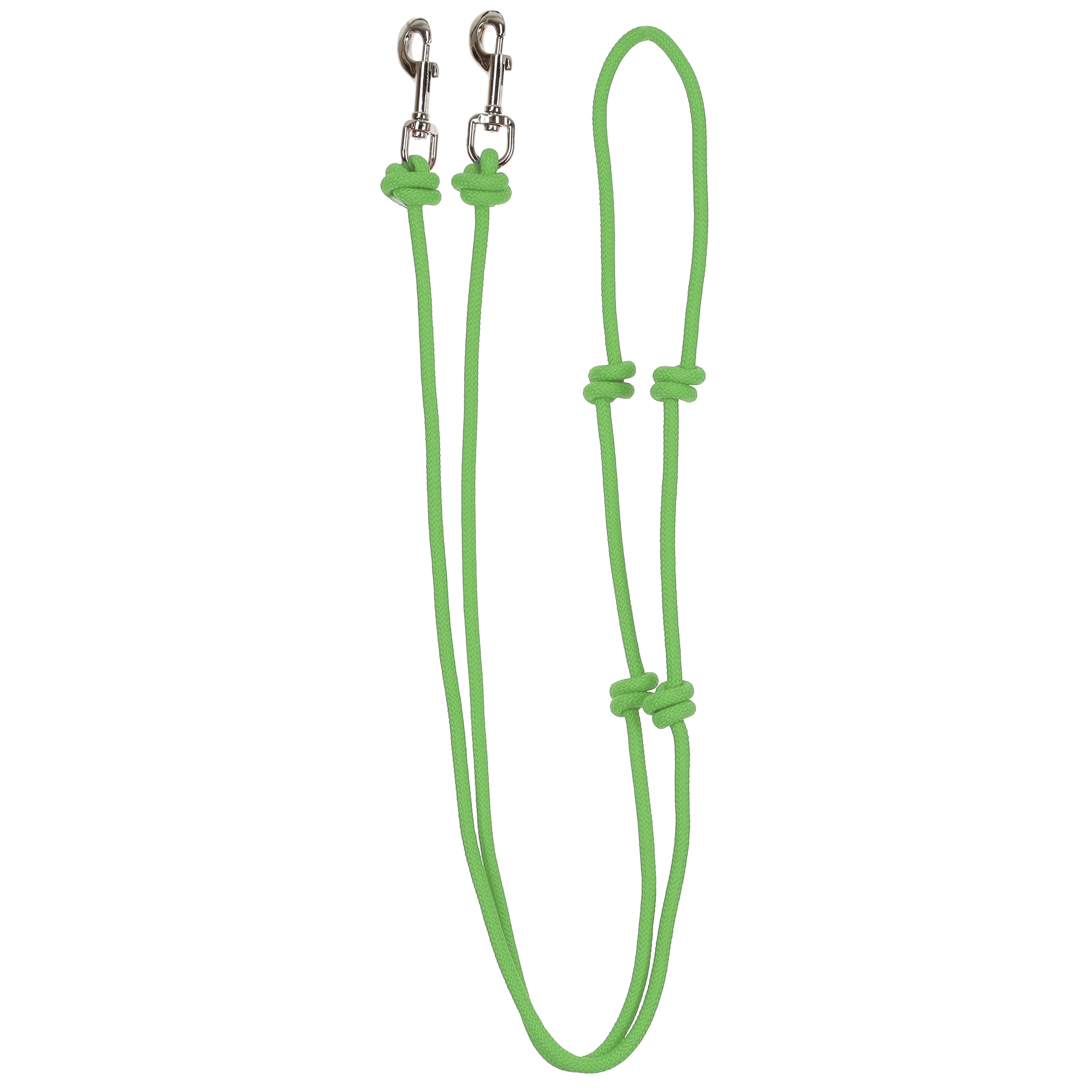 Showman 8' Knotted Durable Nylon Barrel Reins - Picture 5 of 9