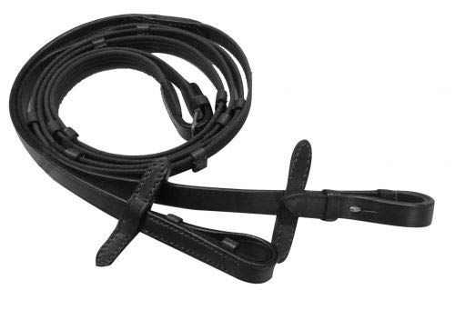 Showman 54" Webbed English Reins - Picture 3 of 4