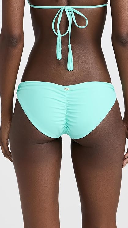 PQ Swim Women's Basic Ruched Bikini Bottoms - Moderate Rise, Fuller Coverage, - Picture 20 of 23
