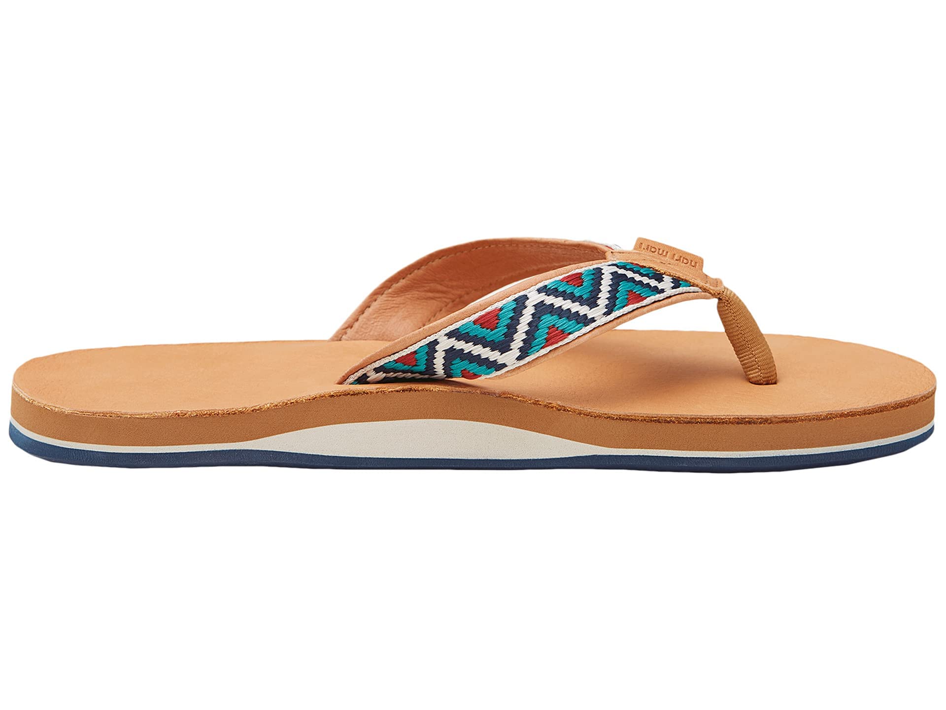 Hari Mari Men's Fields Camino Chocolate Size 10 Memory Foam Flip Flops - Picture 13 of 13
