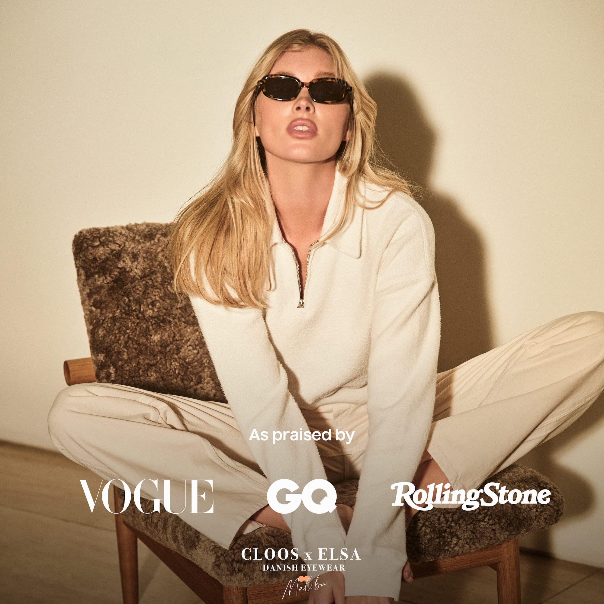 Christopher Cloos Elsa Hosk Mailbu Vintage Polarized Sunglasses - Picture 11 of 14