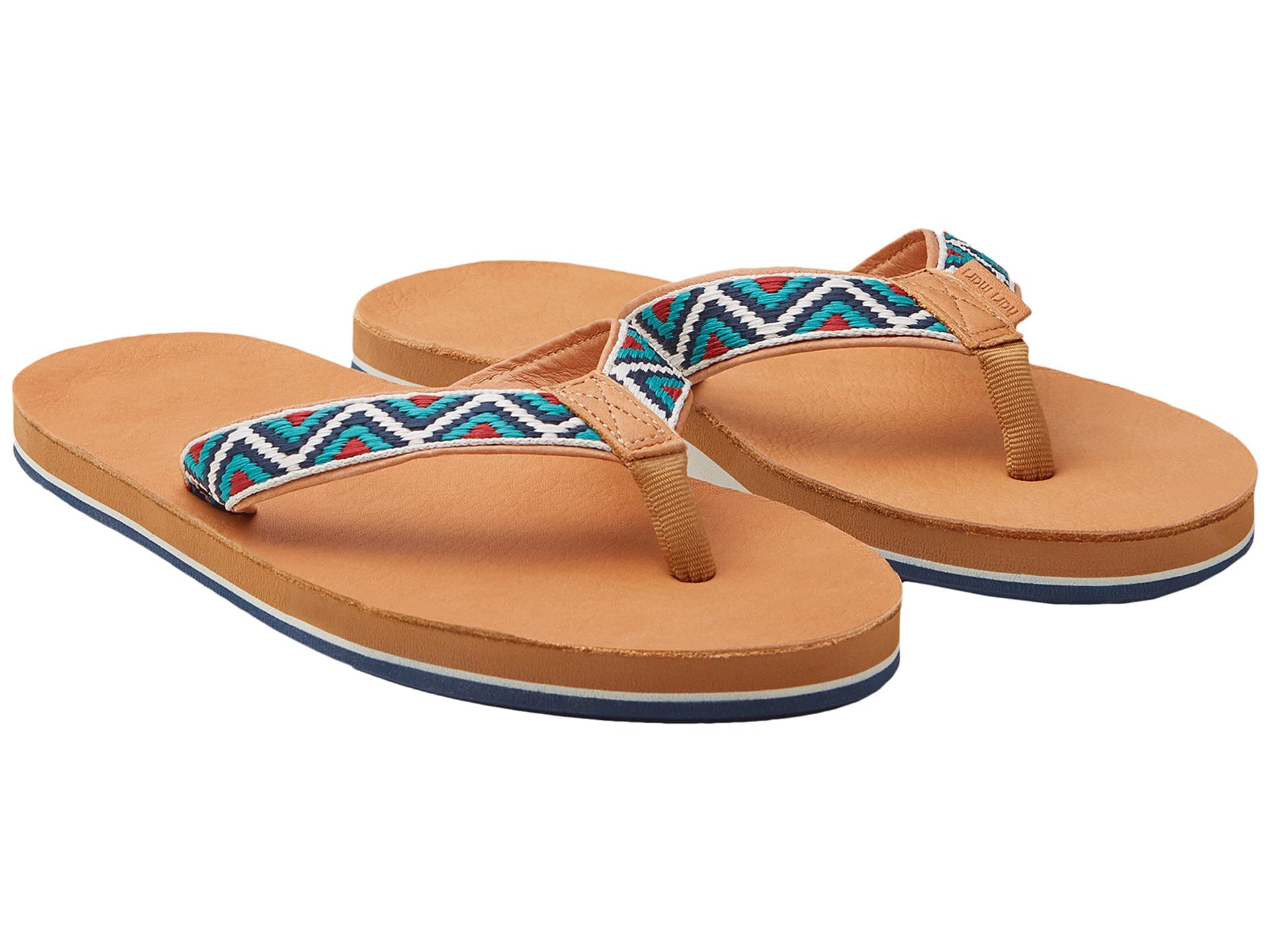 Hari Mari Men's Fields Camino Chocolate Size 10 Memory Foam Flip Flops - Picture 12 of 13