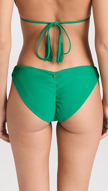 PQ Swim Women's Basic Ruched Bikini Bottoms - Moderate Rise, Fuller Coverage, - Picture 10 of 23