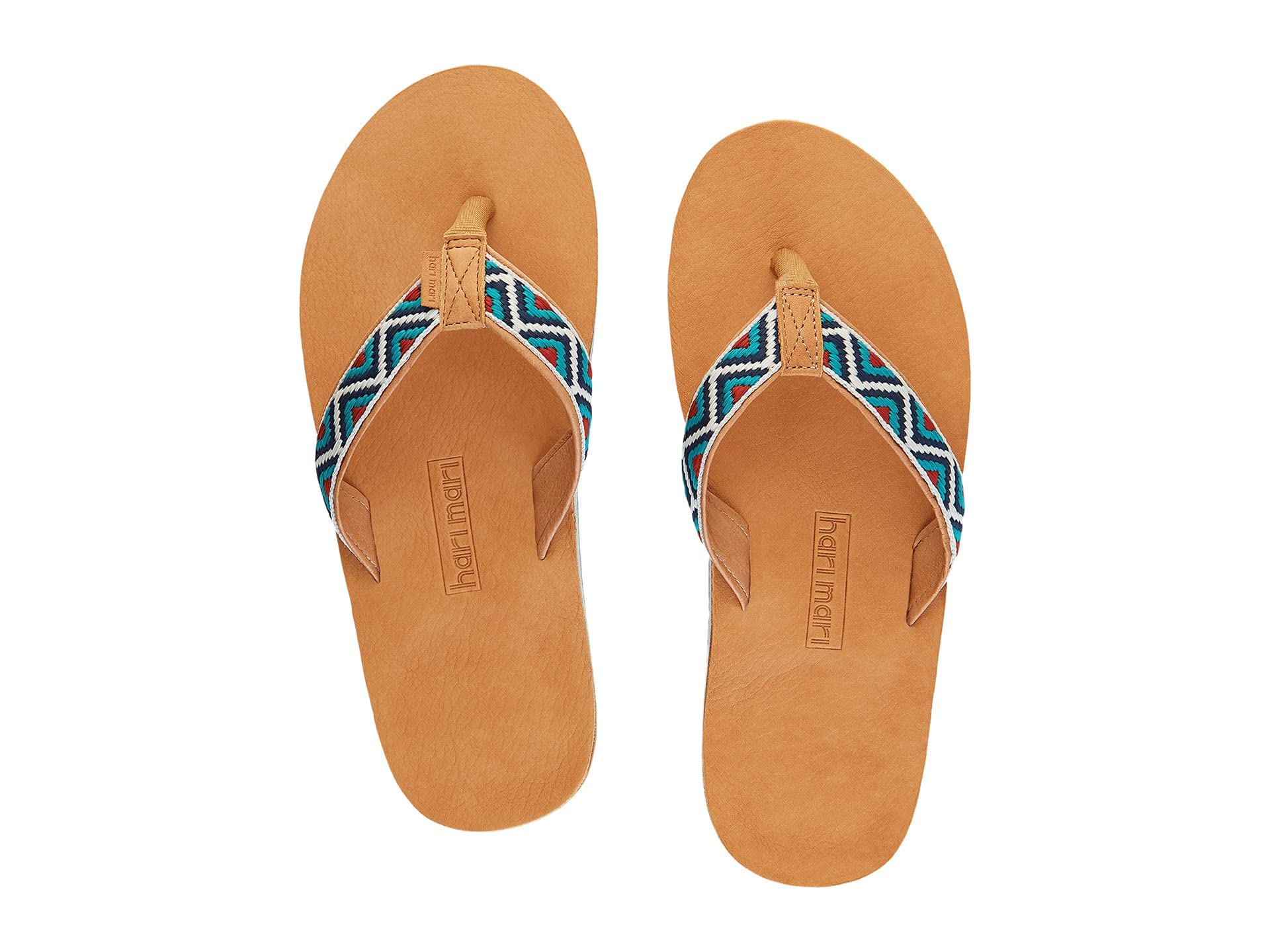 Hari Mari Men's Fields Camino Chocolate Size 10 Memory Foam Flip Flops - Picture 11 of 13