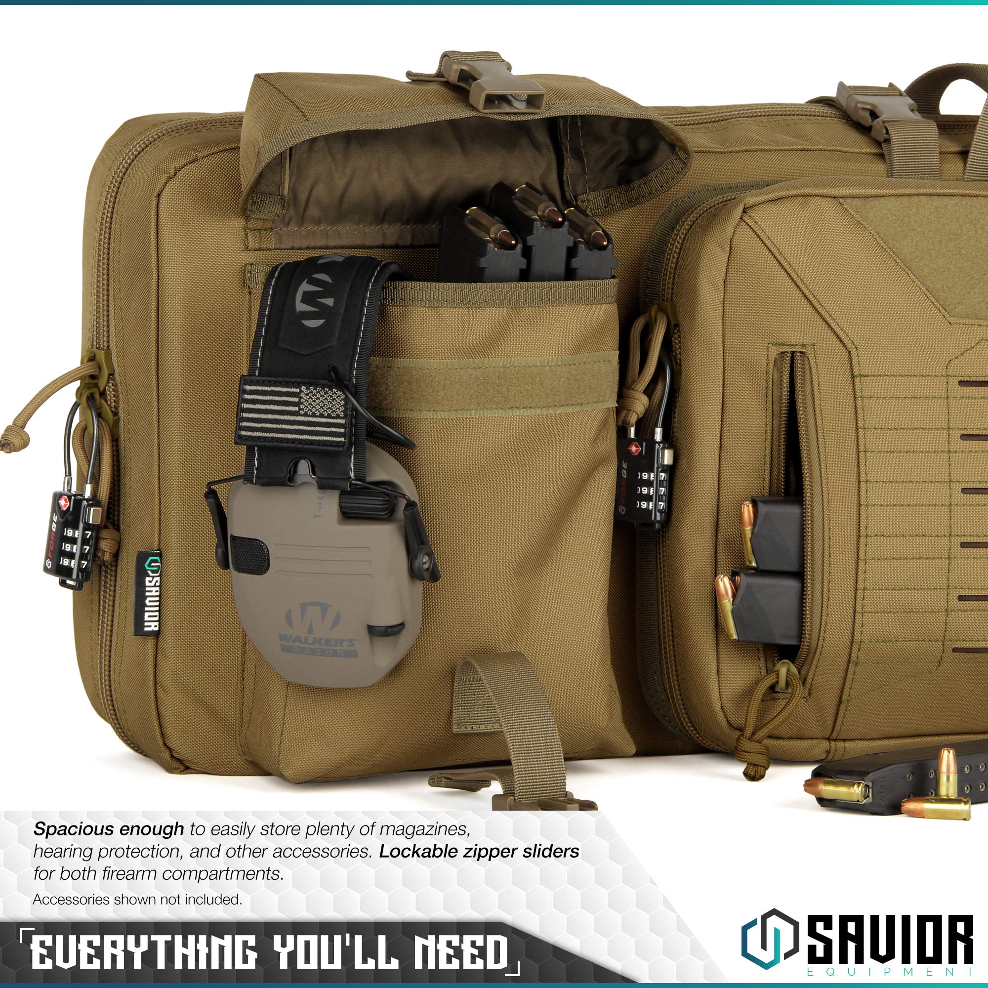 Savior Equipment Urban Warfare Double Rifle Bag Gun 36"/42"/46"55"