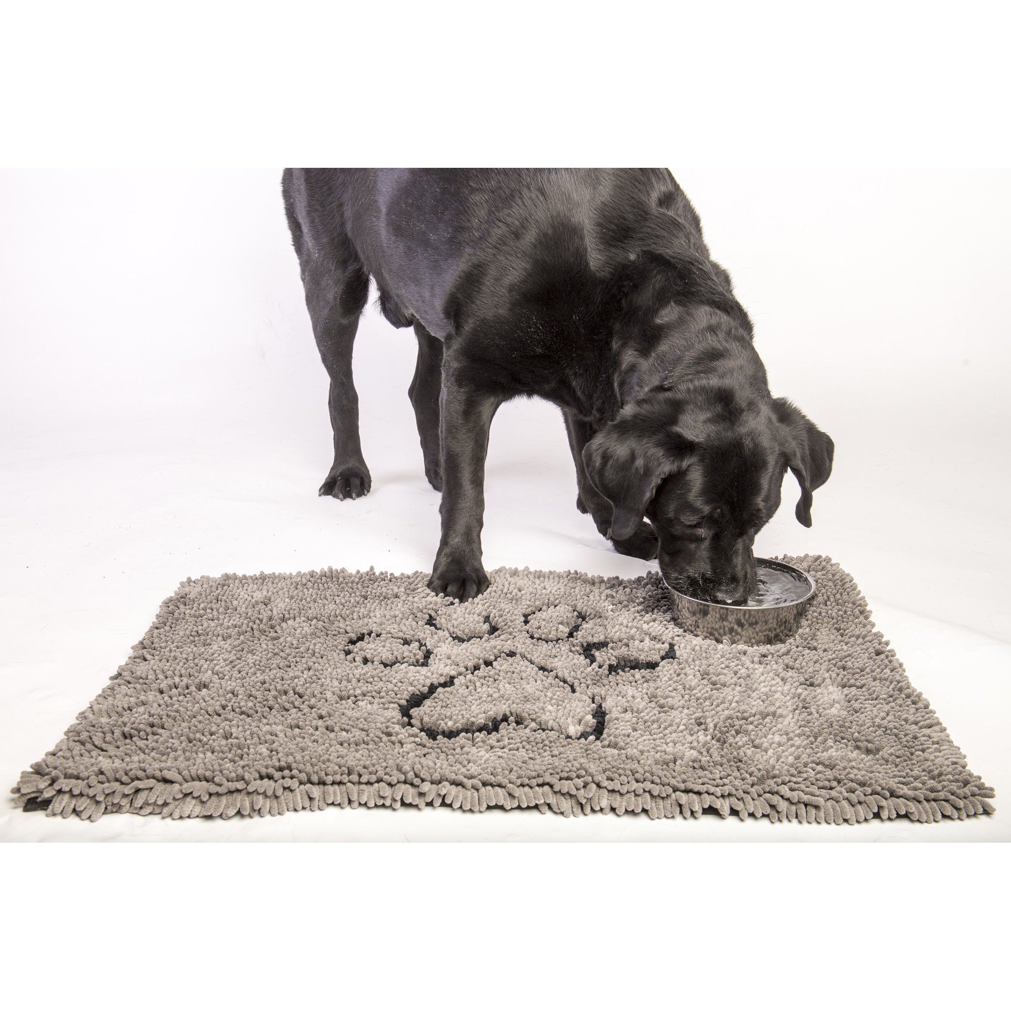 Felpudo inteligente con pata de microfibra para perro sucio - Alfombrilla súper absorbente para perro mantiene - Imagen 7 de 9