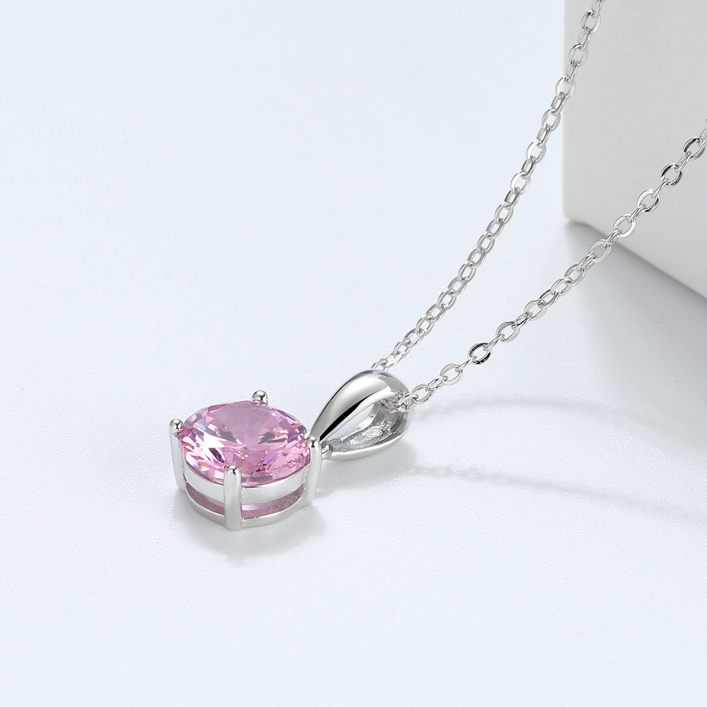 Solitaire Birthstone Necklace for Women Cz Sterling Silver Ginger Lyne - Picture 39 of 43