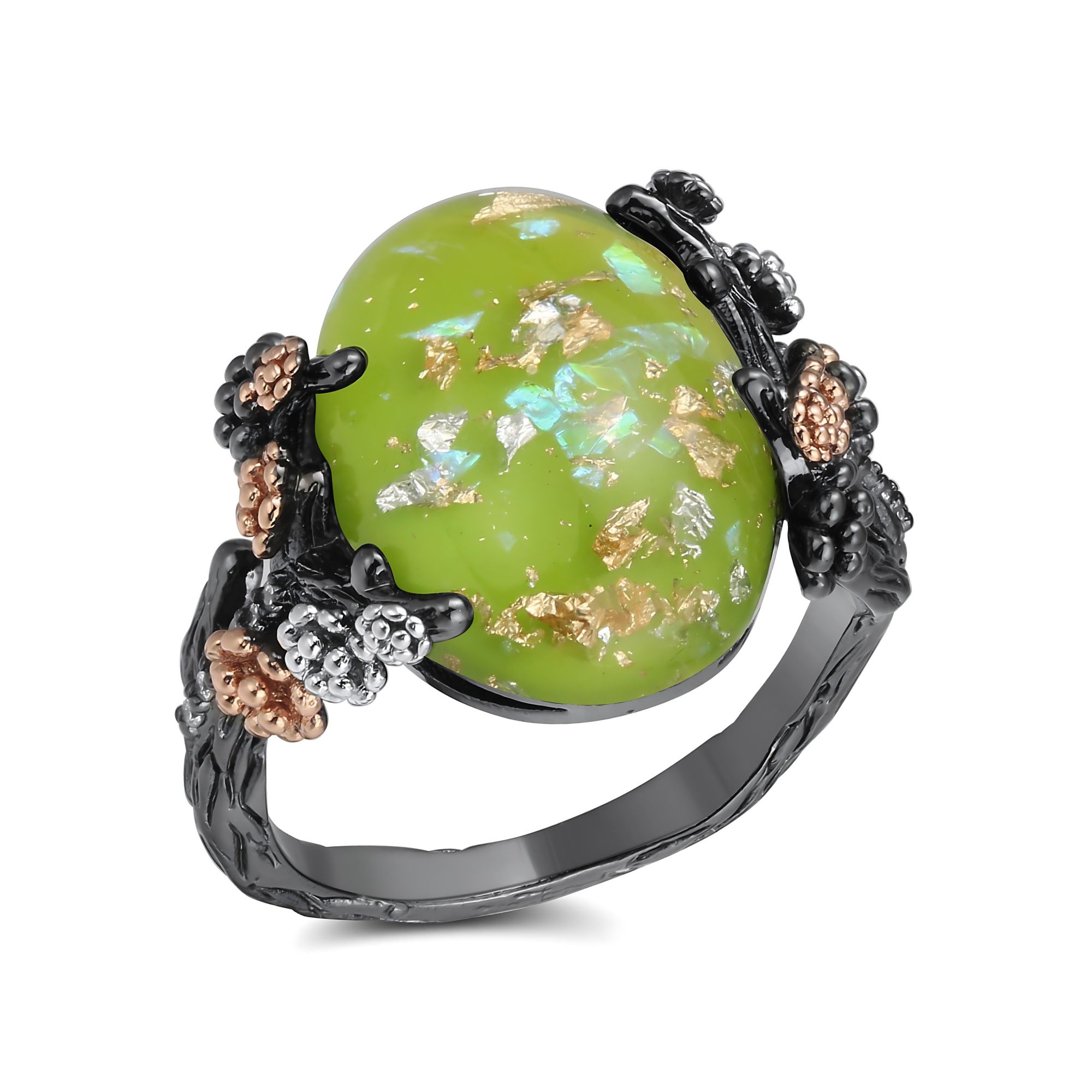 Henrietta Fire Opal Engagement Ring for Women Promise Ginger Lyne Collection - Picture 13 of 25
