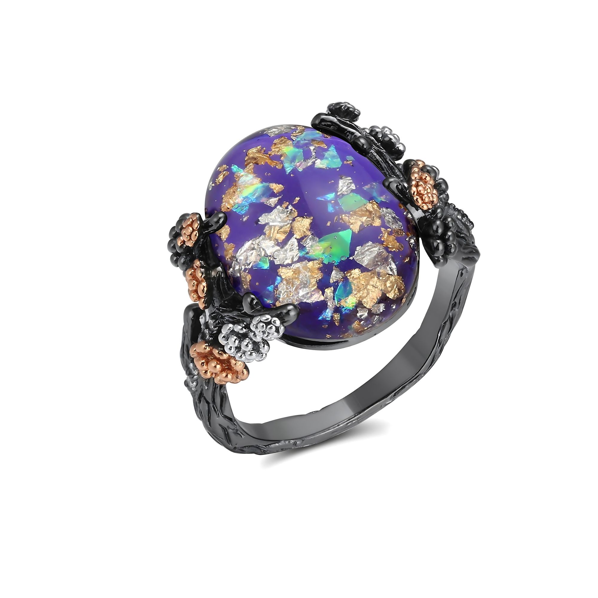 Henrietta Fire Opal Engagement Ring for Women Promise Ginger Lyne Collection - Picture 19 of 25